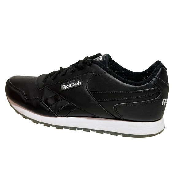 Reebok Classic Memorytech Comfort Footbed Black Leather Sneakers Men's 11.5 - Picture 4 of 7